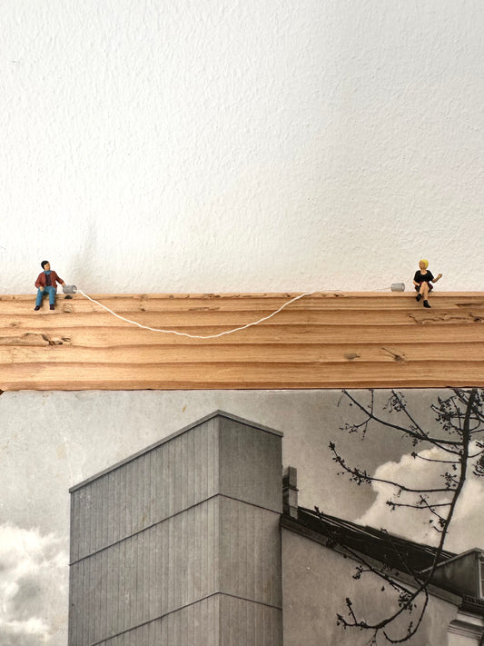 MixedMedia Kunstwerk "HELLO YELLOW"