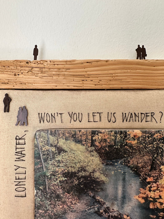 MixedMedia Kunstwerk "LONELY WATER"