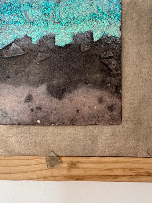 MixedMedia Kunstwerk "ICY SHARDS"