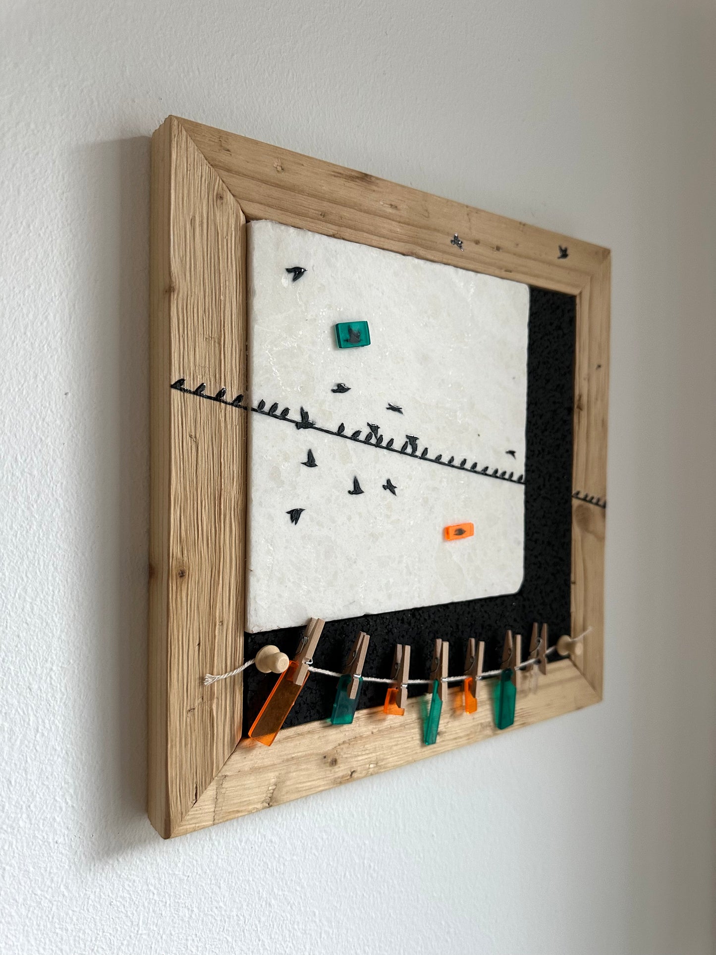 MixedMedia Kunstwerk "ON.LINE"