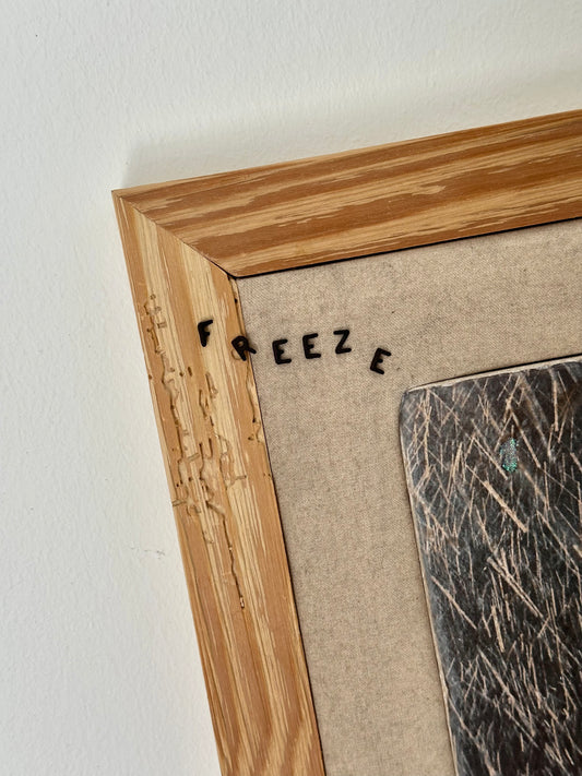 MixedMedia Kunstwerk "FREEZE"