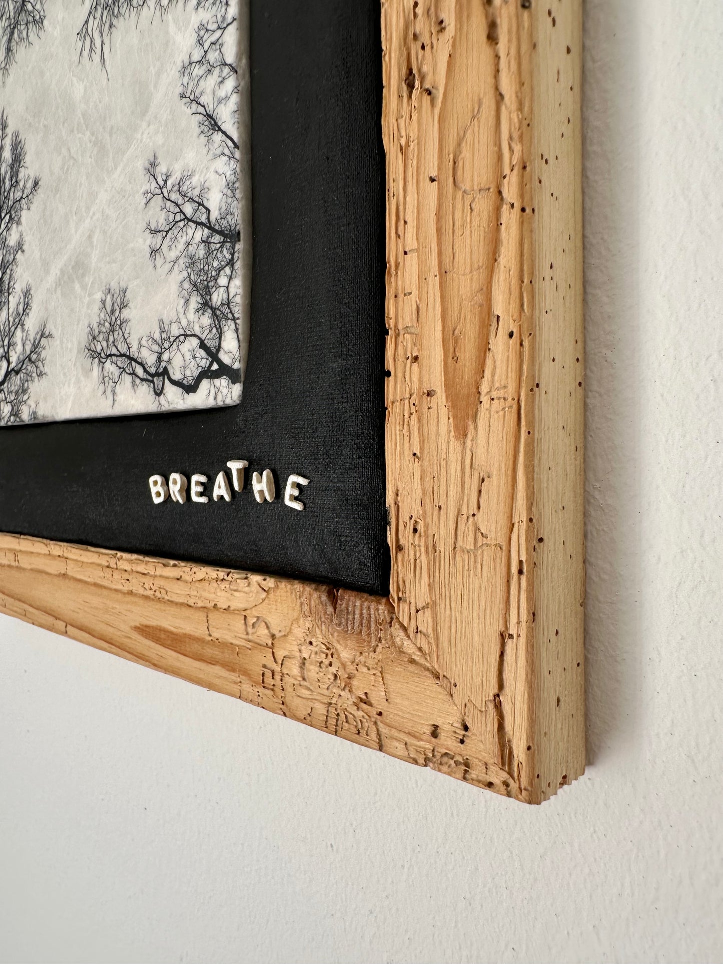 MixedMedia Kunstwerk "BREATHE"