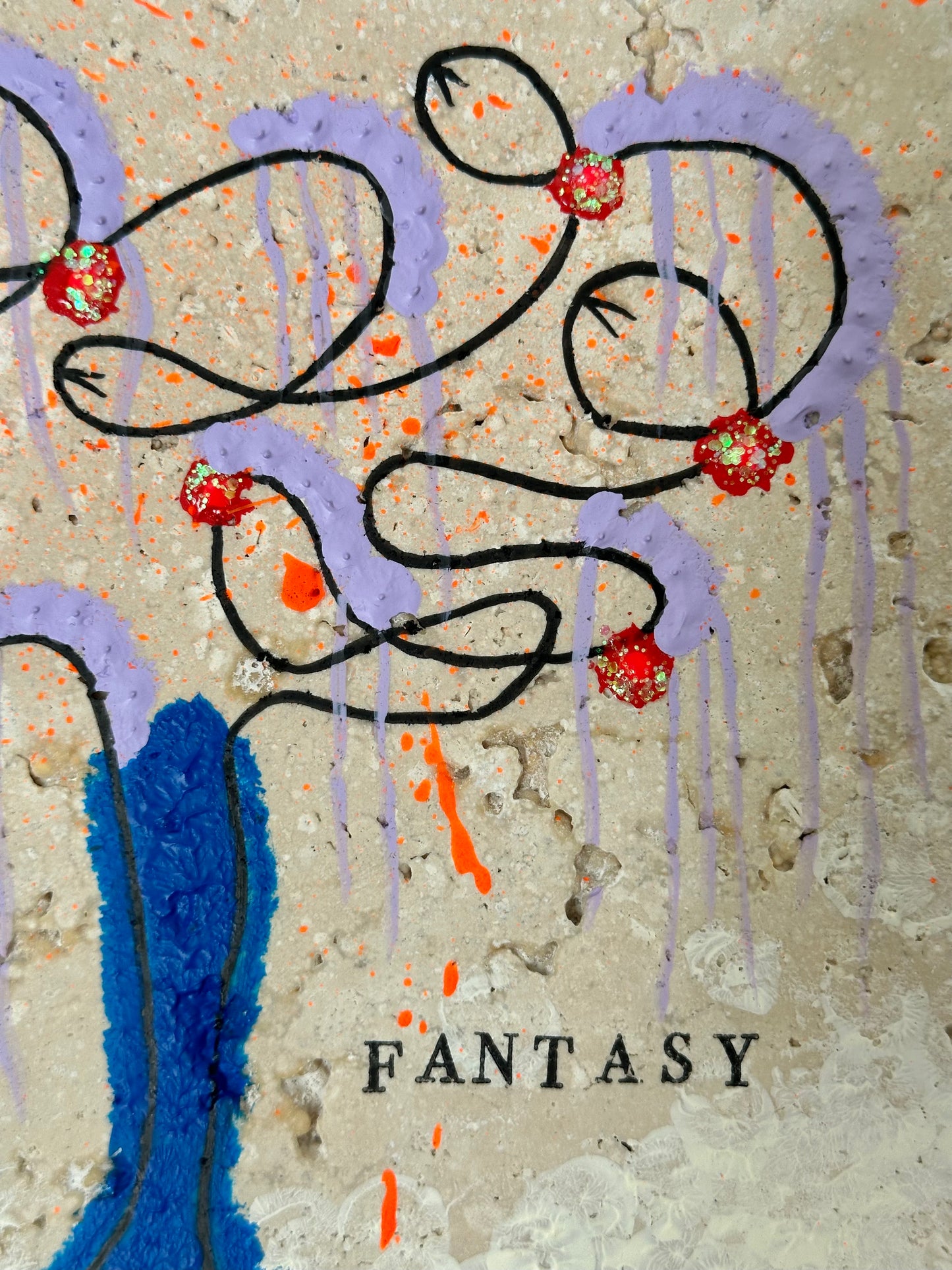 MixedMedia Kunstwerk "FANTASY"