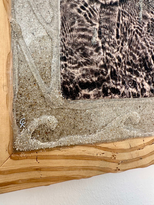 MixedMedia Kunstwerk "SANDY WAVES"