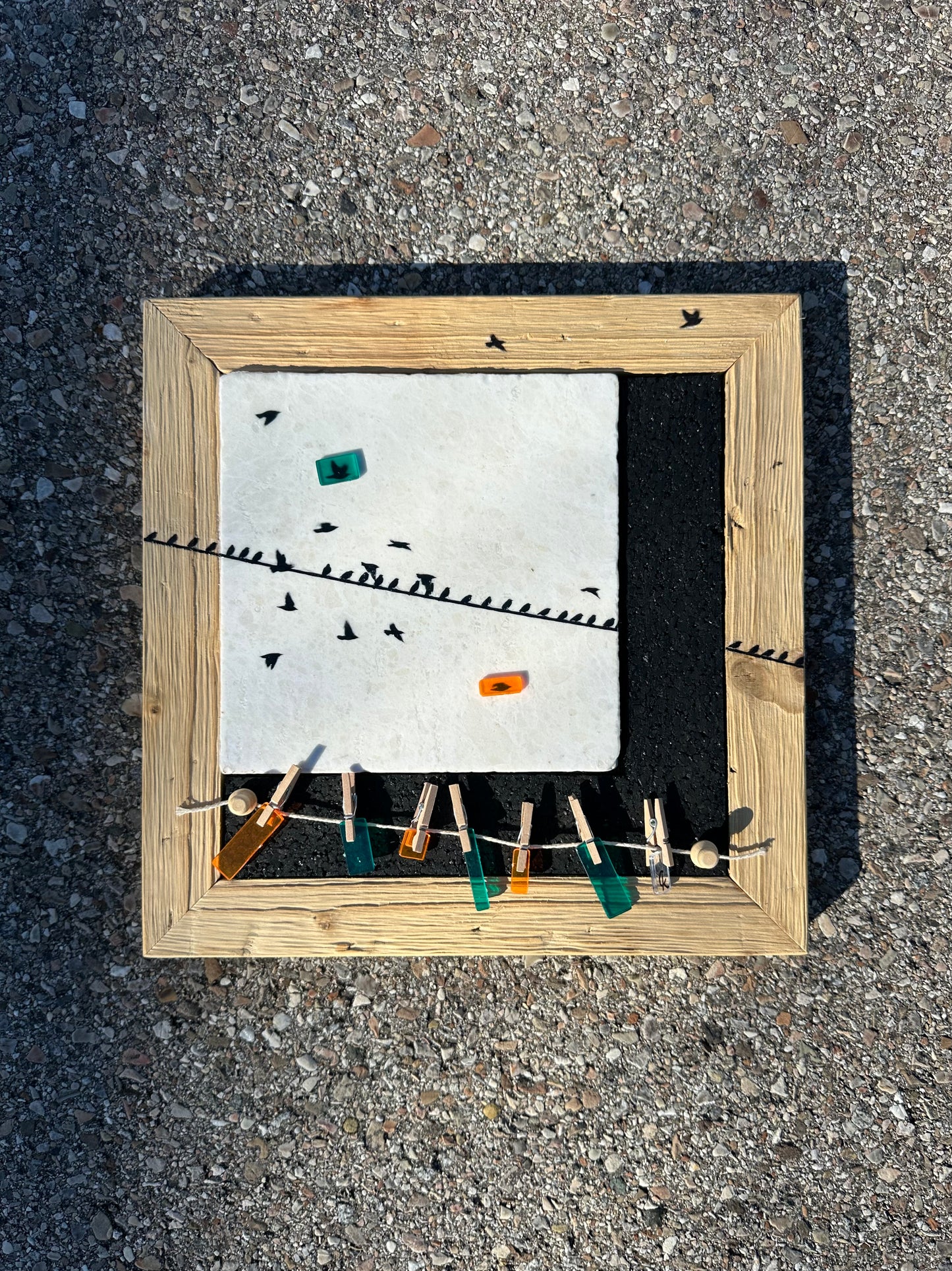 MixedMedia Kunstwerk "ON.LINE"