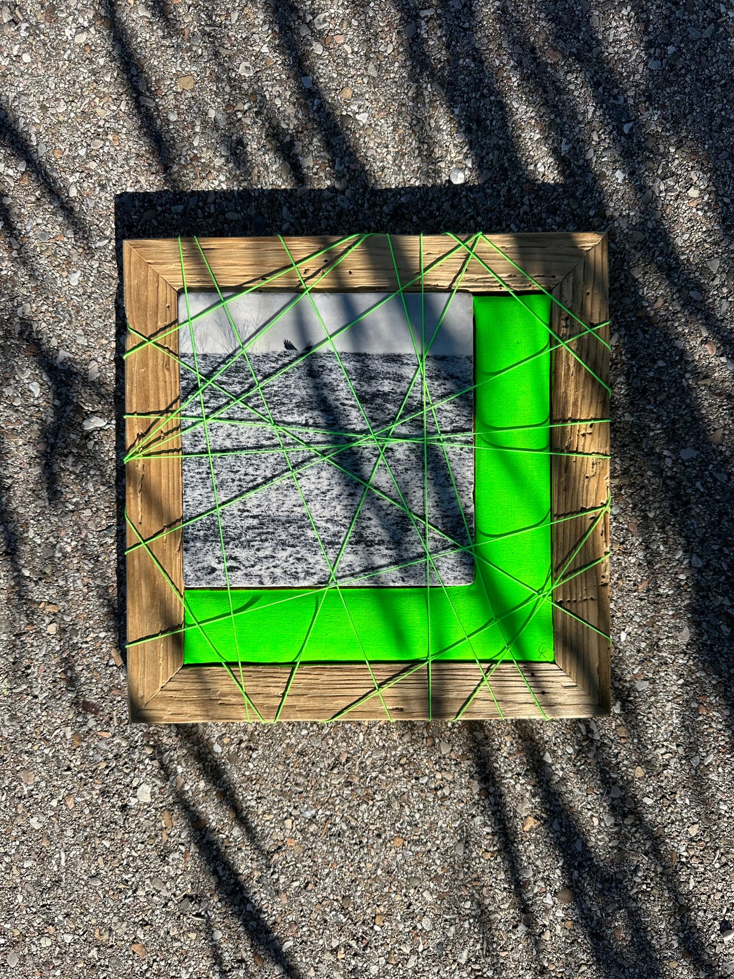 MixedMedia Kunstwerk "TRAPPED"