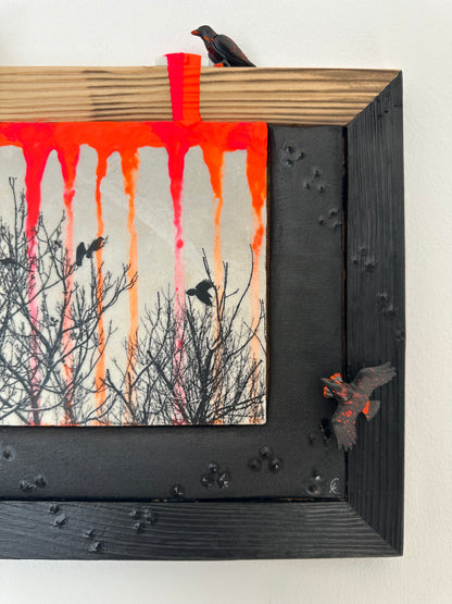 MixedMedia Kunstwerk "BACK IN TOWN"