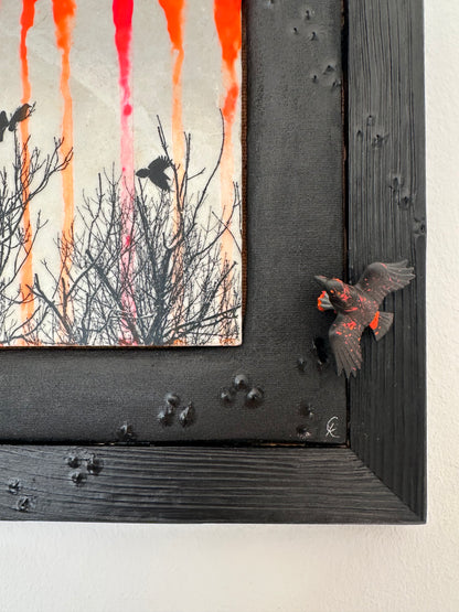 MixedMedia Kunstwerk "BACK IN TOWN"