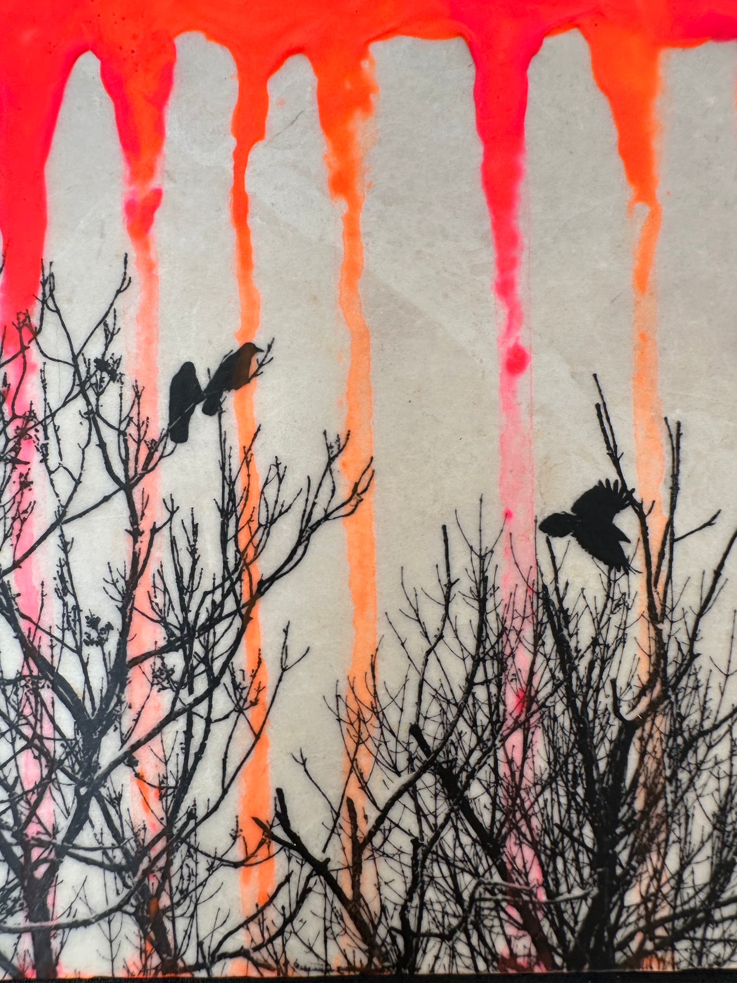 MixedMedia Kunstwerk "BACK IN TOWN"