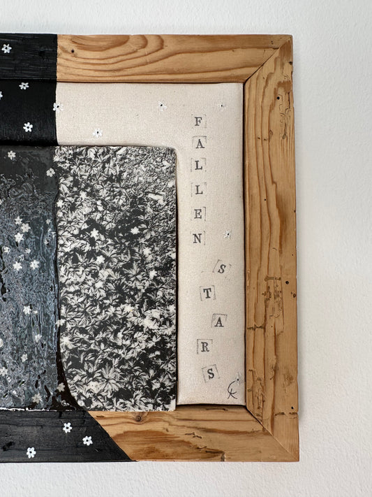 MixedMedia Kunstwerk "FALLEN STARS"