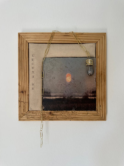 MixedMedia Kunstwerk "LIGHTS ON"