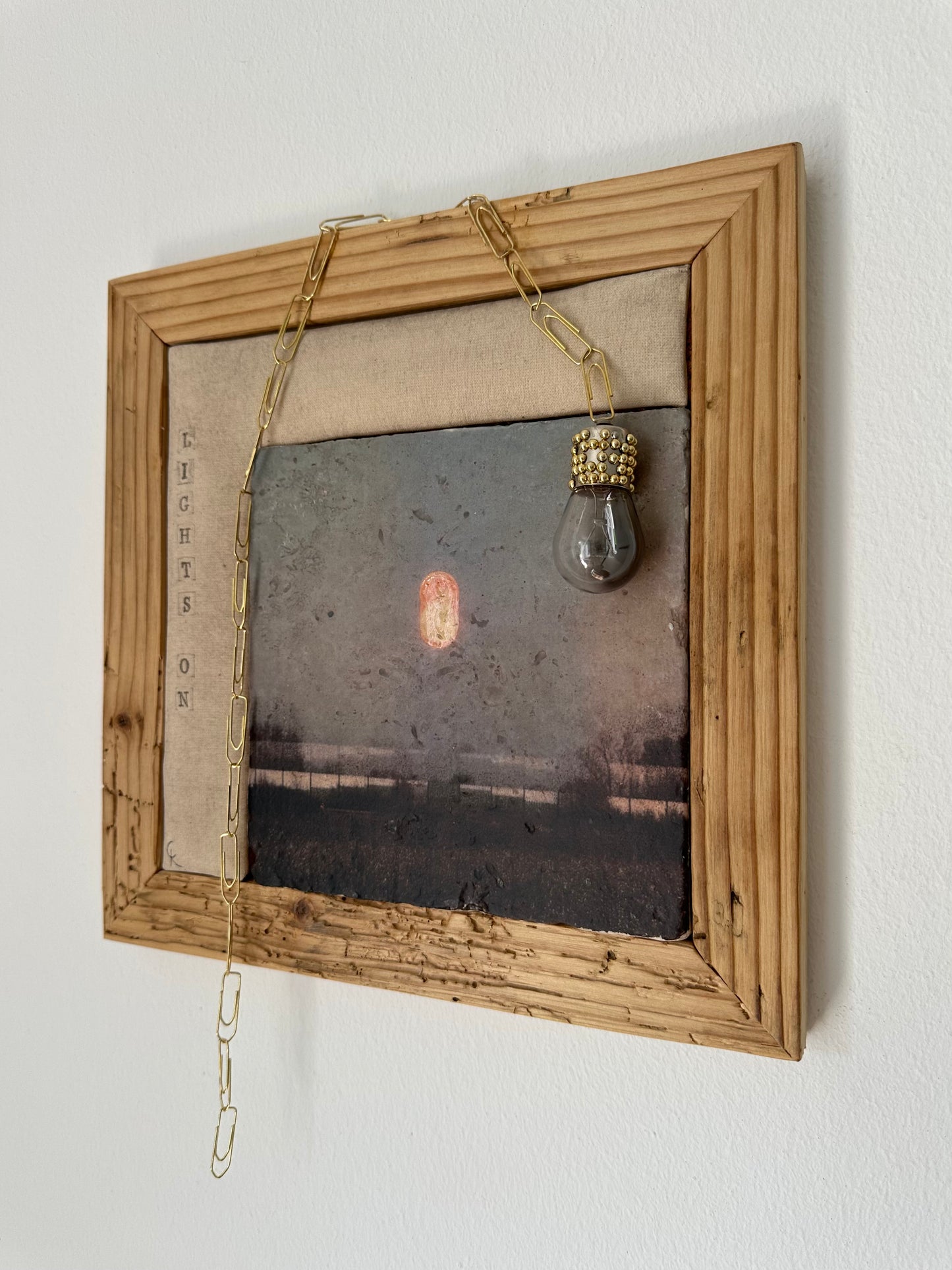 MixedMedia Kunstwerk "LIGHTS ON"