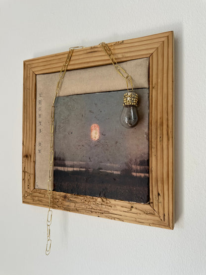 MixedMedia Kunstwerk "LIGHTS ON"
