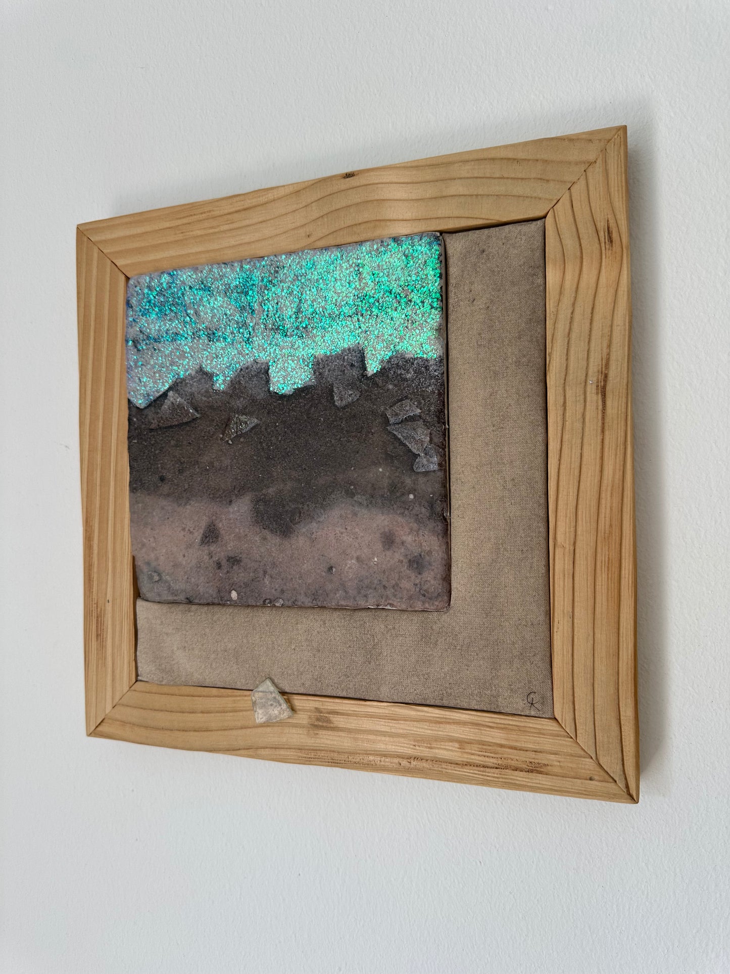 MixedMedia Kunstwerk "ICY SHARDS"