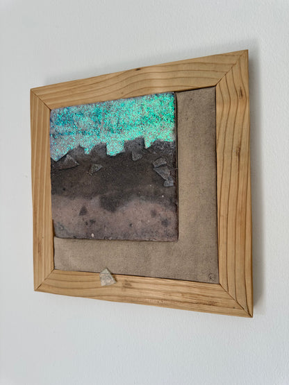 MixedMedia Kunstwerk "ICY SHARDS"