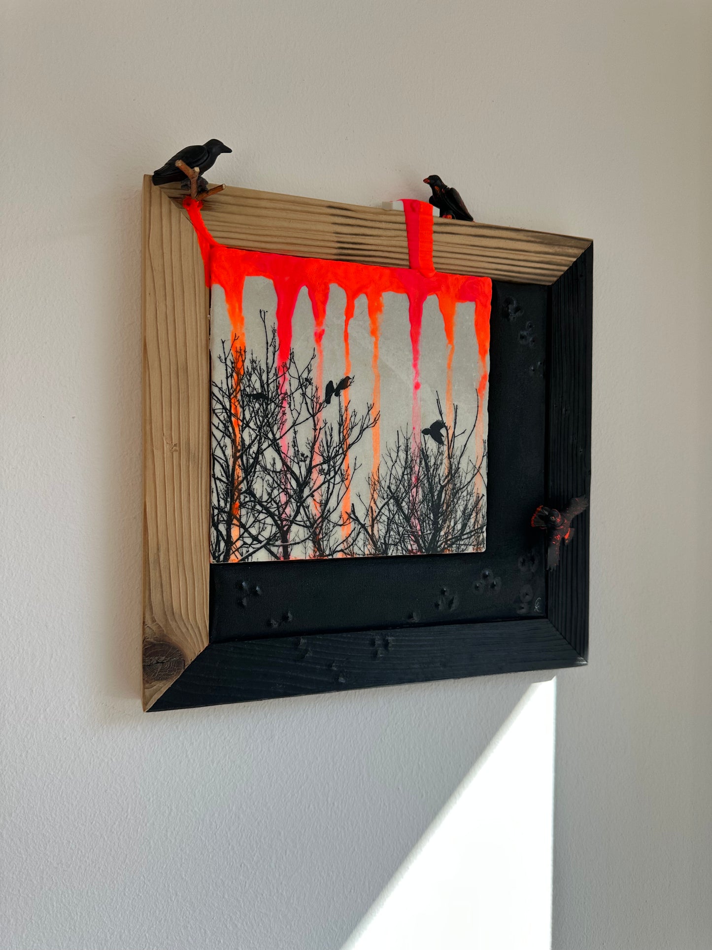 MixedMedia Kunstwerk "BACK IN TOWN"