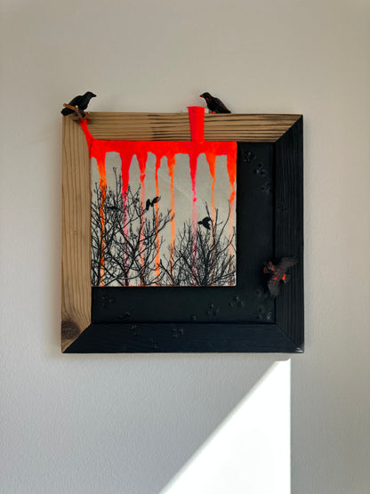 MixedMedia Kunstwerk "BACK IN TOWN"