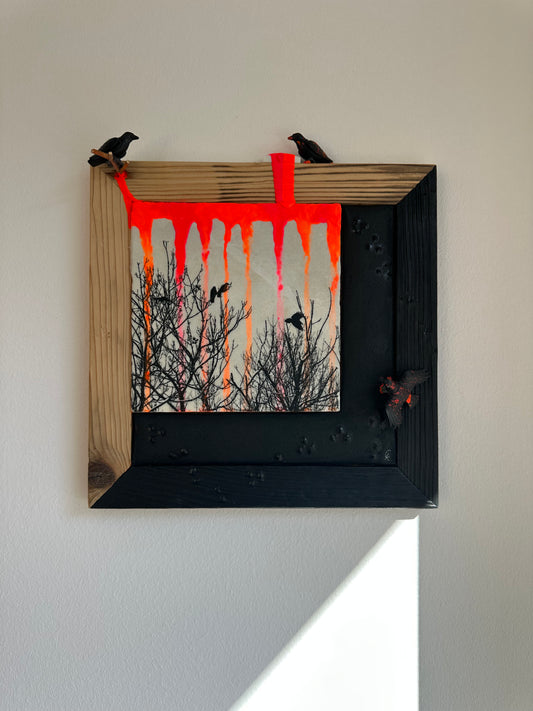 MixedMedia Kunstwerk "BACK IN TOWN"