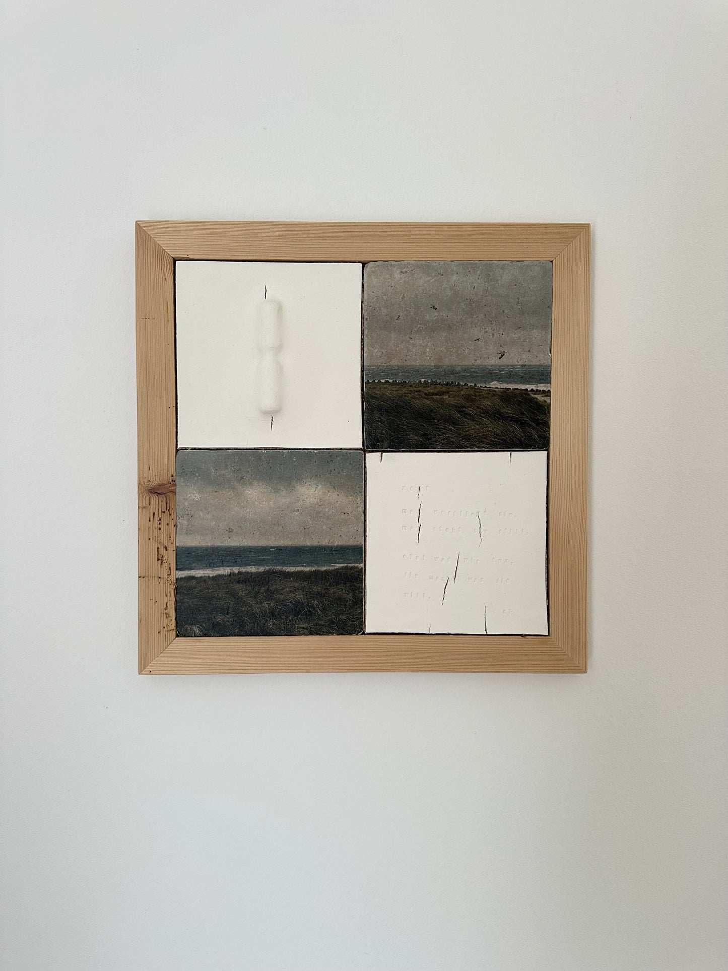 MixedMedia Kunstwerk "TIME FLIES"