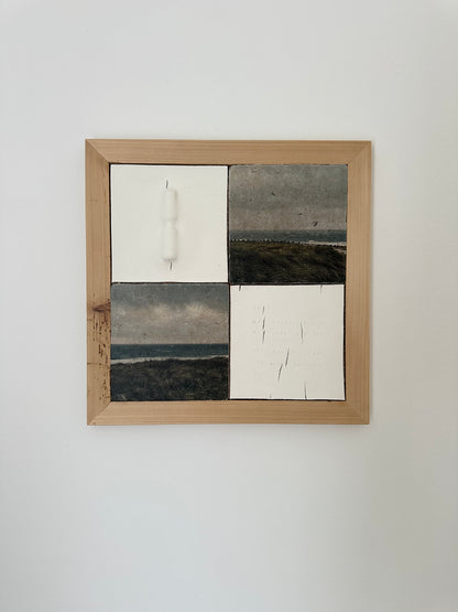 MixedMedia Kunstwerk "TIME FLIES"