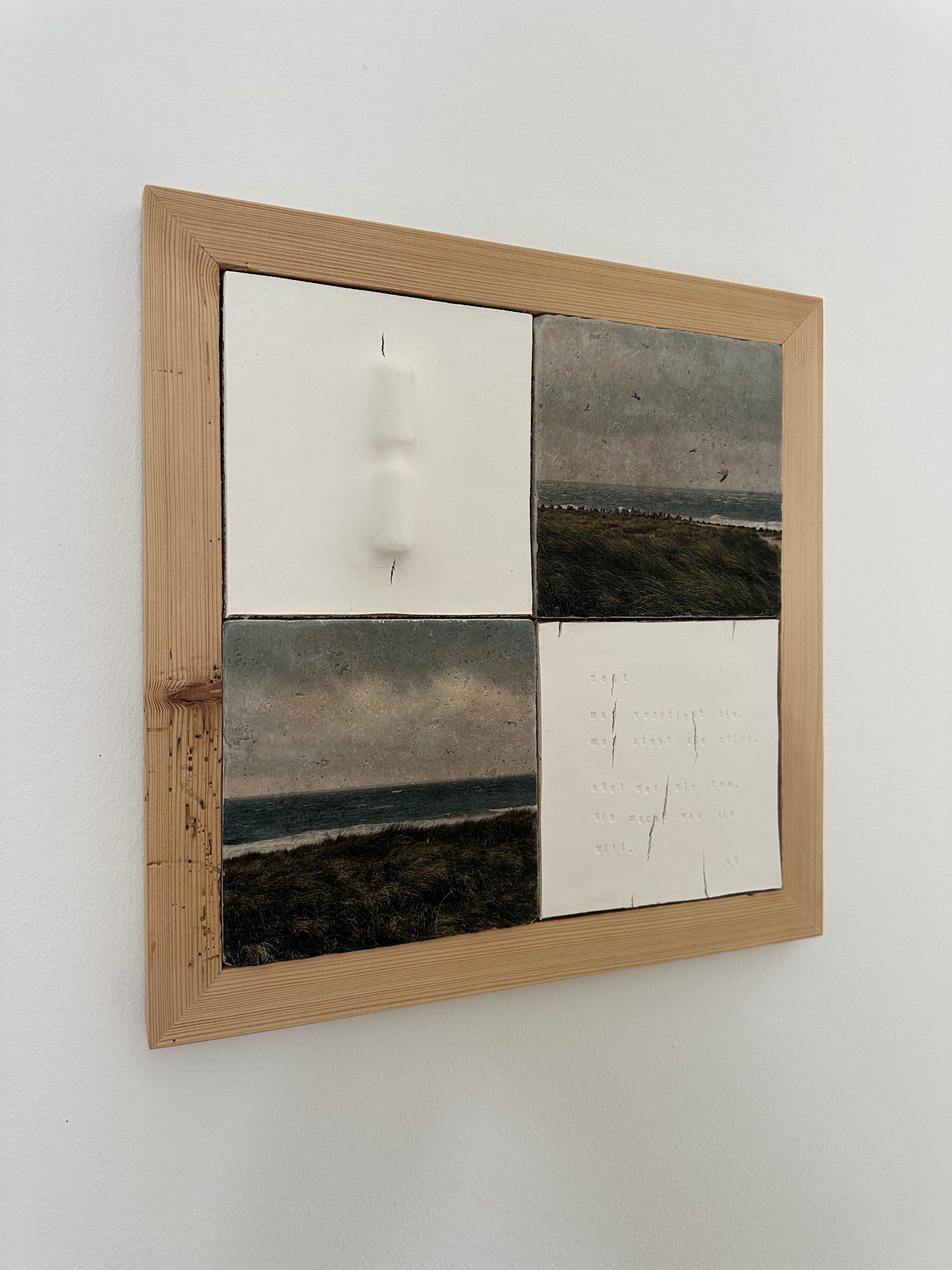 MixedMedia Kunstwerk "TIME FLIES"