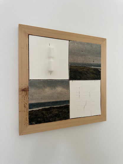 MixedMedia Kunstwerk "TIME FLIES"