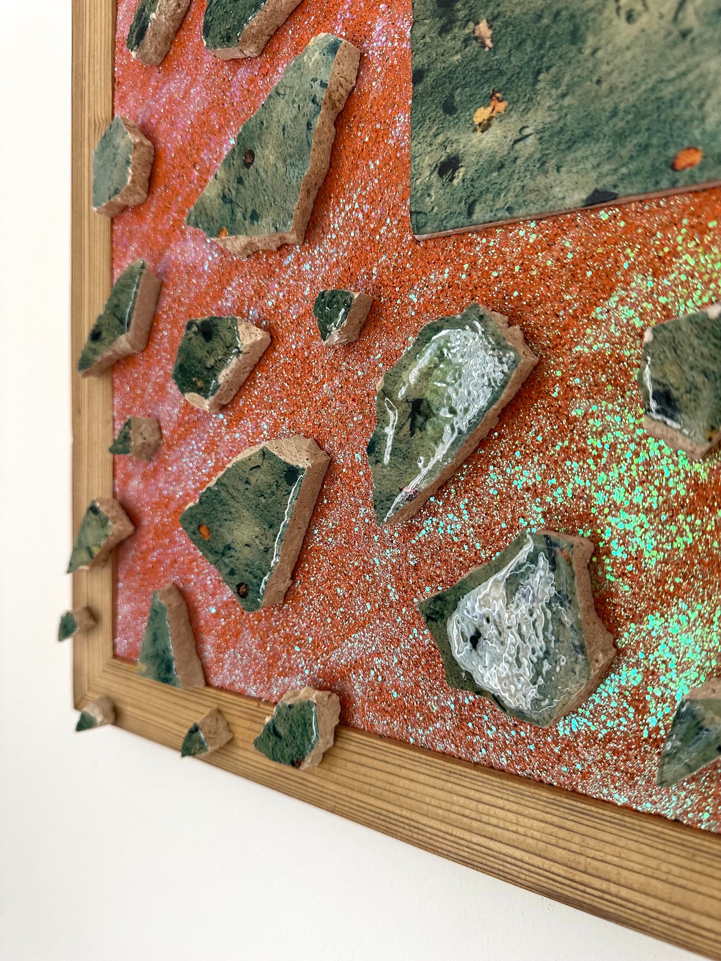 MixedMedia Kunstwerk "THE LIFE OF A SHIMMER LAKE"