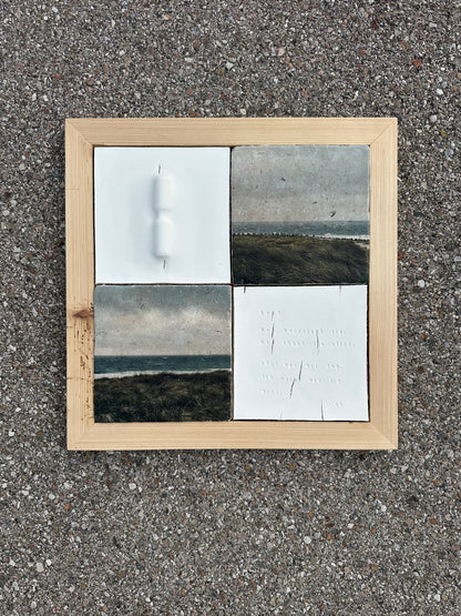 MixedMedia Kunstwerk "TIME FLIES"