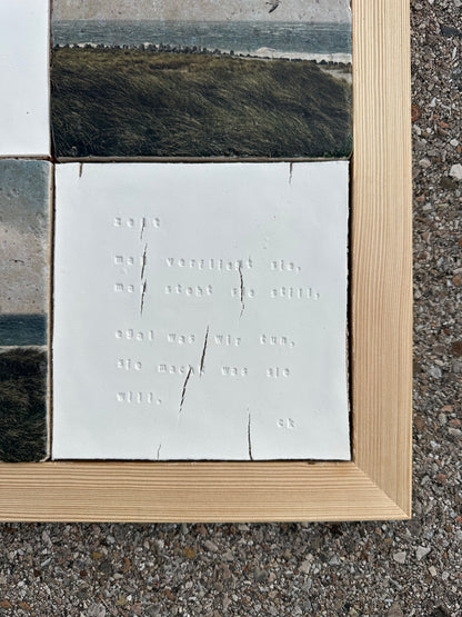 MixedMedia Kunstwerk "TIME FLIES"