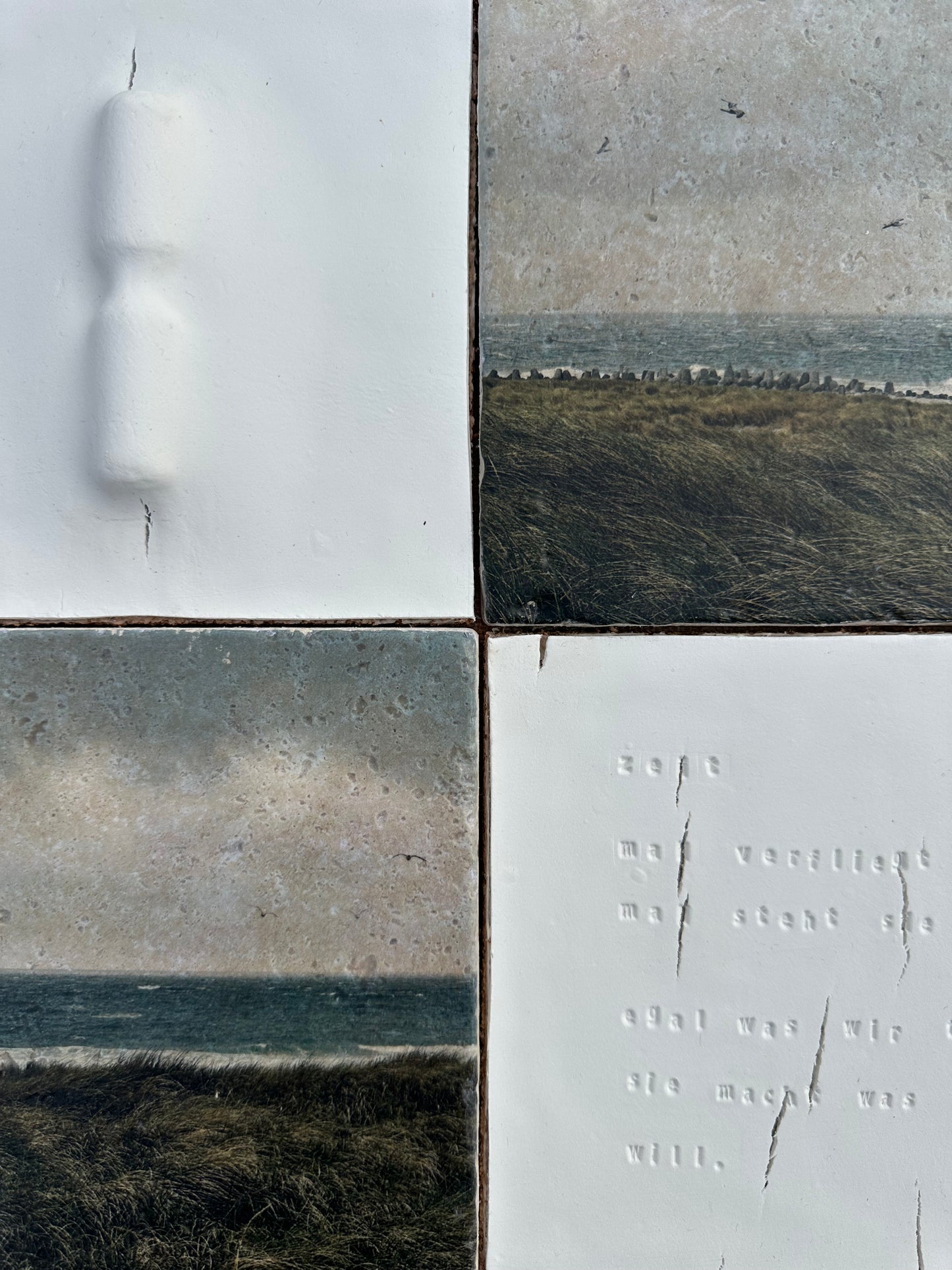 MixedMedia Kunstwerk "TIME FLIES"