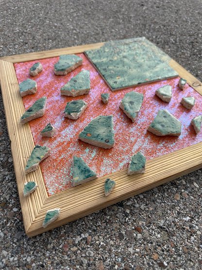 MixedMedia Kunstwerk "THE LIFE OF A SHIMMER LAKE"