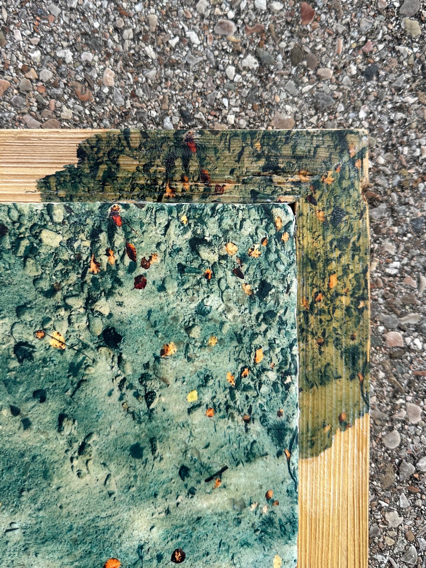 MixedMedia Kunstwerk "THE LIFE OF A SHIMMER LAKE"