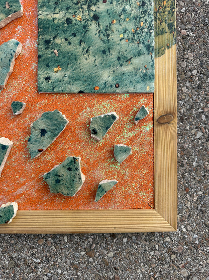 MixedMedia Kunstwerk "THE LIFE OF A SHIMMER LAKE"