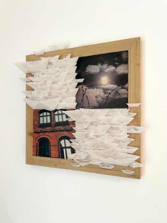 MixedMedia Kunstwerk "NIGHTSHIPS"