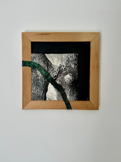 MixedMedia Kunstwerk "KISSING TREES"