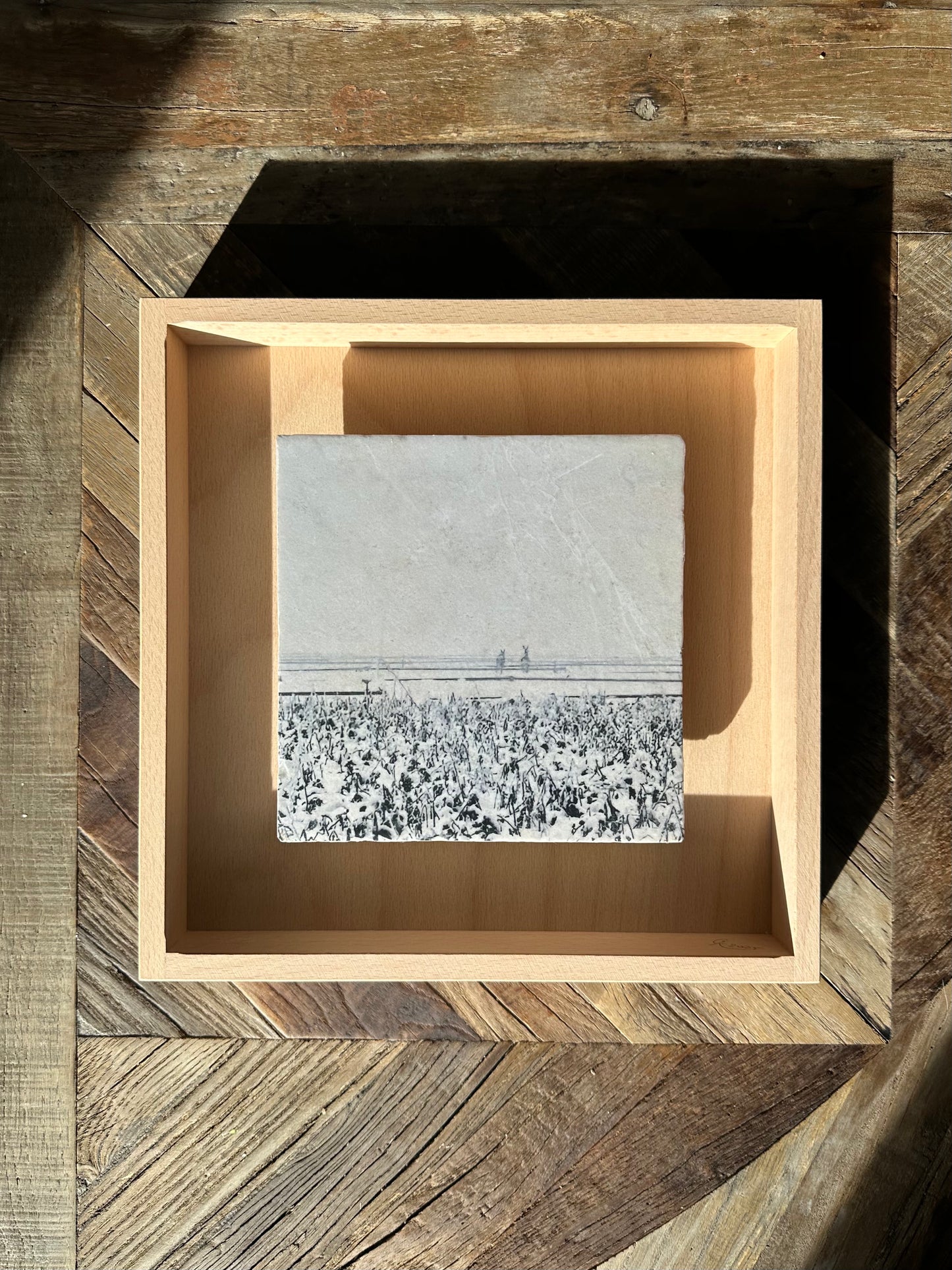 MixedMedia Kunstwerk "THE FLOATING STONES #12